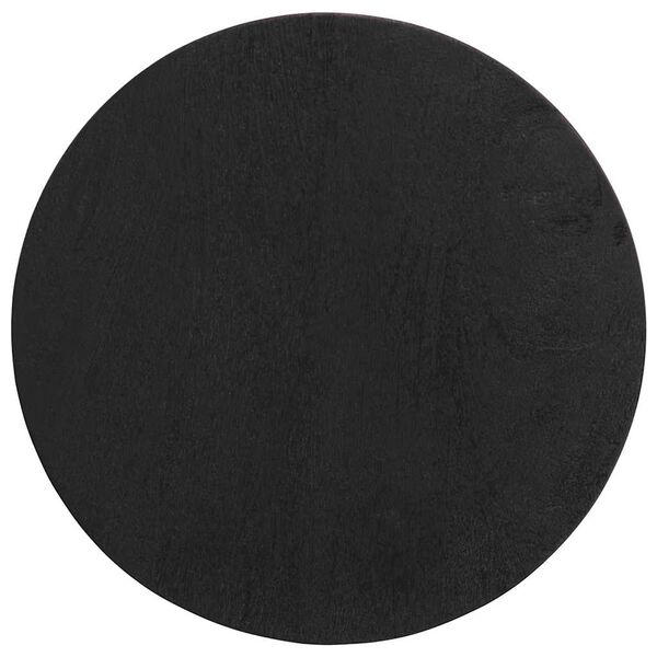 vidaXL Pomoćni stol crni &Oslash;30x60 cm Puno drvo Mango