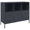 vidaXL Komoda antracit 100,5 x 39 x 79 cm čelik