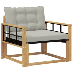 vidaXL Set vanjskih sofa Čvrsto drvo akacije i Textilene