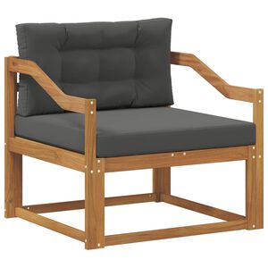 vidaXL Srednja sofa za van Prirodna
