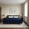 vidaXL Puni pokrivač za cijelu godinu Tamno plava 240 x 260 cm