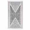 vidaXL Tepih crno-sivi 120 x 180 cm pamučni