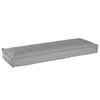 vidaXL Jastuk Oxford tkanina Siva 120 x 40 x 8 cm