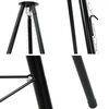 vidaXL Tripod za logorsku vatru Crna 92 x 92 x 151.5 cm Čelik