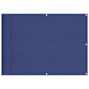 vidaXL Balkonski zaslon plavi 75x700 cm 100 % poliester Oxford