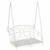 vidaXL Ljuljačka Čelik 105,5 x 61 x 56 cm Antič White