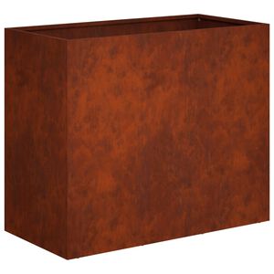 vidaXL Vrtna saksija Rđa 60 x 30 x 40 cm Otporni čelik