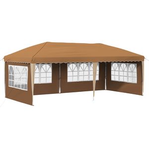 vidaXL Rastezljivi &scaron;ator za zabave 574 x 289 x 245 cm Bež