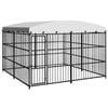 vidaXL Vanjski kavez za pse s krovom 300 x 300 x 210 cm