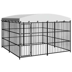 vidaXL Vanjski kavez za pse s krovom 300 x 300 x 210 cm