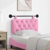 vidaXL Držeće uzglavlje Zidne Ružičasta 100 x 55 x 7 cm tkanina