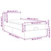 vidaXL Okvir za krevet s madraca svjetlosivi 80x200 cm bar&scaron;unasti