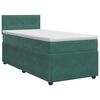 vidaXL Boxspring krevet s madracem Tamnozelena 90 x 190 cm Bar&scaron;un