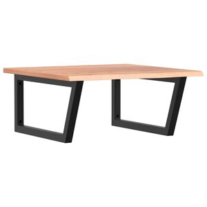 vidaXL Zidna polica za umivaonik od čelika i masivne hrastovine