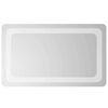 vidaXL LED kupaonsko ogledalo s ogledalom *Transparent*an 50 x 30 cm