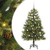 vidaXL Umjetno Drvo za Božić s &Scaron;i&scaron;arkama Zelena 150 cm