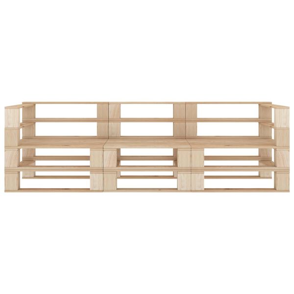 vidaXL Vrtni trosjed od paleta drveni