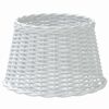 vidaXL Sjenilo za svjetiljku bijelo &Oslash; 45 x 28 cm od pruća