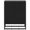 vidaXL Noćni ormarić Crni hrast 39.5 x 30 x 50 cm Konstruirano drvo