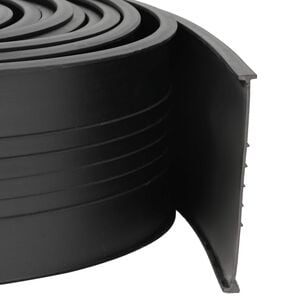 vidaXL Brtva za garažna vrata Crna 70 x 6 mm 4,5 m PVC