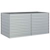vidaXL Povi&scaron;ena vrtna gredica 160 x 80 x 77 cm pocinčani čelik srebrna