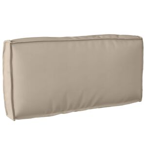 vidaXL Jastuk Oxford tkanina Sivosmeđa 80 x 40 x 12 cm