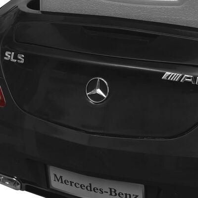 Električni Mercedes Benz SLS AMG crni, 6 V s daljinskim upravljačem