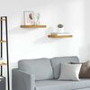 vidaXL Polica na zidu 2 pcs Smeđa 40 x 23,5 x 4 cm Konstruirano drvo