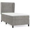 vidaXL Box spring krevet s madracem svjetlosivi 100x200 cm bar&scaron;unasti