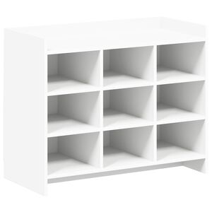 vidaXL Ormar za cipele Bijela 85 x 39,5 x 70 cm Konstruirano drvo