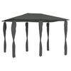 vidaXL Sjenica s navlakama za stupove 3 x 4 x 2,6 m antracit 160 g/m&sup2;