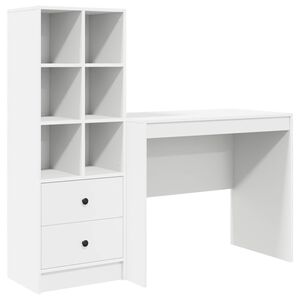 vidaXL Stol Bijelo 135,5 x 50 x 127 cm 2 kom.