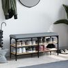 vidaXL Klupa za cipele boja hrasta 102 x 32 x 47 cm konstruirano drvo