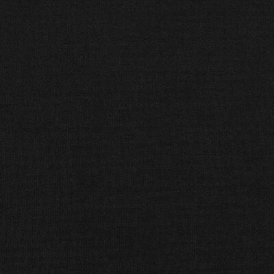 vidaXL Krevet s oprugama i madracem crni 100 x 200 cm od tkanine