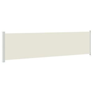vidaXL Uvlačiva bočna tenda za terasu 614 x 160 cm krem