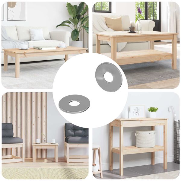 vidaXL Podlo&scaron;ci 2 pcs Srebrno 18 x 18 x 1,2 mm Željezo