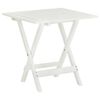 vidaXL Bistro stol bijeli 46 x 46 x 47 cm masivno bagremovo drvo