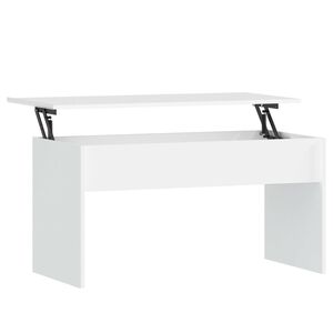 vidaXL Stolić za kavu bijeli 102x50,5x52,5 cm od konstruiranog drva