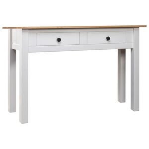 vidaXL Konzolni stol od borovine bijeli 110x40x72 cm asortiman Panama