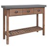 vidaXL Konzolni stol 110 x 35 x 80 cm od masivne jelovine