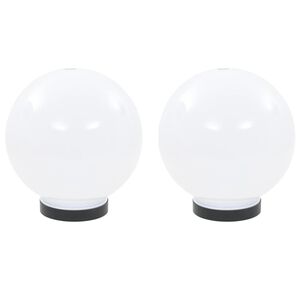 vidaXL LED kuglasta svjetiljka 2 kom 20 cm PMMA