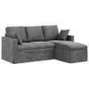 vidaXL Sofa Tamno siva 178 x 134 x 80 cm Bar&scaron;un