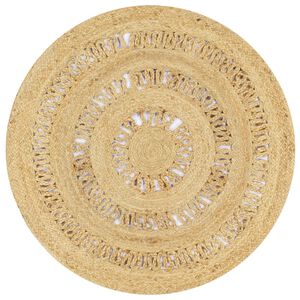 vidaXL Ručno rađeni pleteni tepih od jute 90 cm