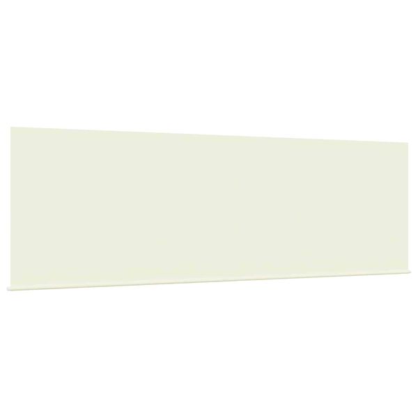 vidaXL Skrovita tenda Krema 350 x 200 cm Poliester i aluminij