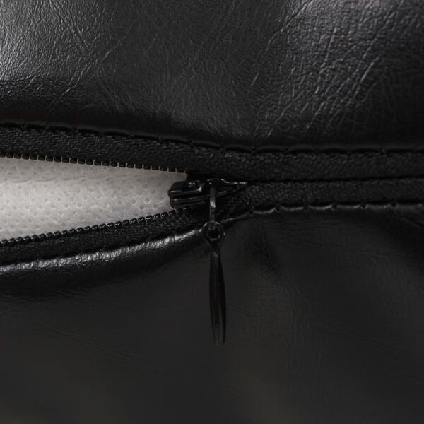 vidaXL Set jastuka od PU kože 2 kom 40x60 cm crni