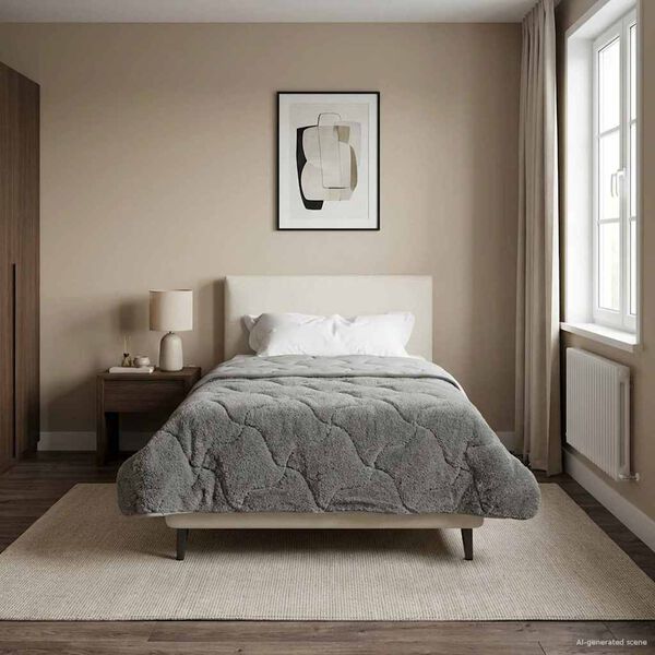 vidaXL Puni pokrivač za cijelu godinu &Scaron;onerisan Antracit 140 x 220 cm