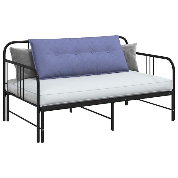 vidaXL Jastuk za leđa Traper plava 120 x 19 x 50 cm tkanina