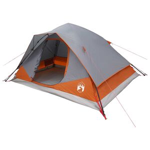 vidaXL Instant &scaron;ator s krovom Siva i narančasta 305 x 215 x 140 cm