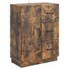 vidaXL Kreveta Dimljeni hrast 66 x 34,5 x 87 cm Konstruirano drvo