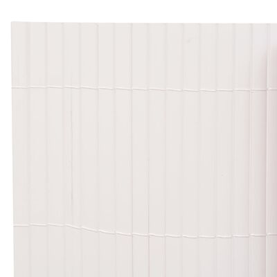 vidaXL Dvostrana vrtna ograda 110 x 300 cm bijela
